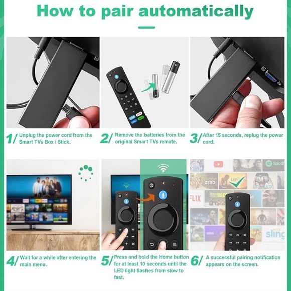 Replacement Remote Control for Fire TV Stick Streaming Devices - Picture 13 of 13